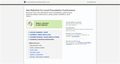 Desktop Screenshot of foundationcostestimates.com